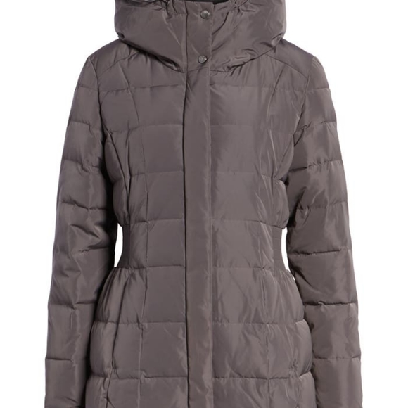 Cole Haan Signature Hodded Down & Feather Jacket - Picture 4 of 15